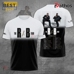 Usher Chris Brown R&B Tour 2026 Concert Merch T-Shirt