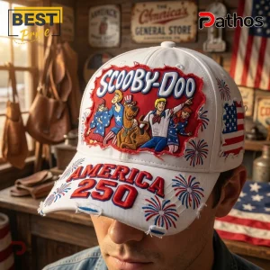 Scooby-Doo America 250 Patriotic Distressed Baseball Cap
