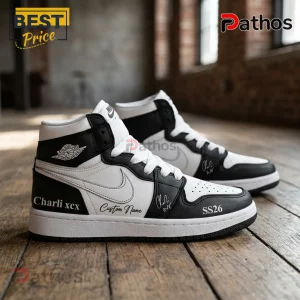 Custom Charli XCX x SS26 Air Jordan 1 High Top Sneakers