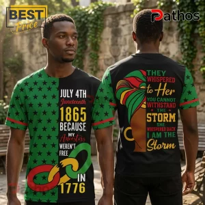 Juneteenth 1865 Freedom Because My Ancestors Weren't Free T-Shirt 1 Juneteenth 1865 Freedom Because My Ancestors Weren't Free T-Shirt