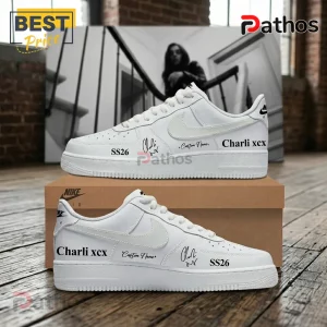 Charli XCX SS26 Personalized Signature Air Force 1 Sneakers