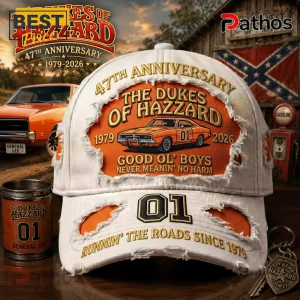 Dukes of Hazzard 47th Anniversary Distressed Baseball Cap