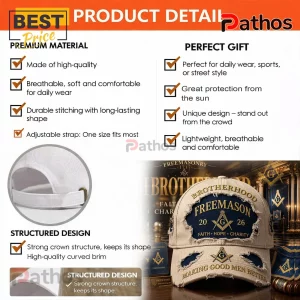 Freemason Brotherhood 2026 Distressed Baseball Cap 2 aYYvO8UO freemason brotherhood 2026 distressed baseball cap 03 casual wear look