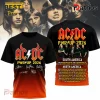 AC/DC PWR/UP 2026 World Tour Dates Ombre Gradient T-Shirt