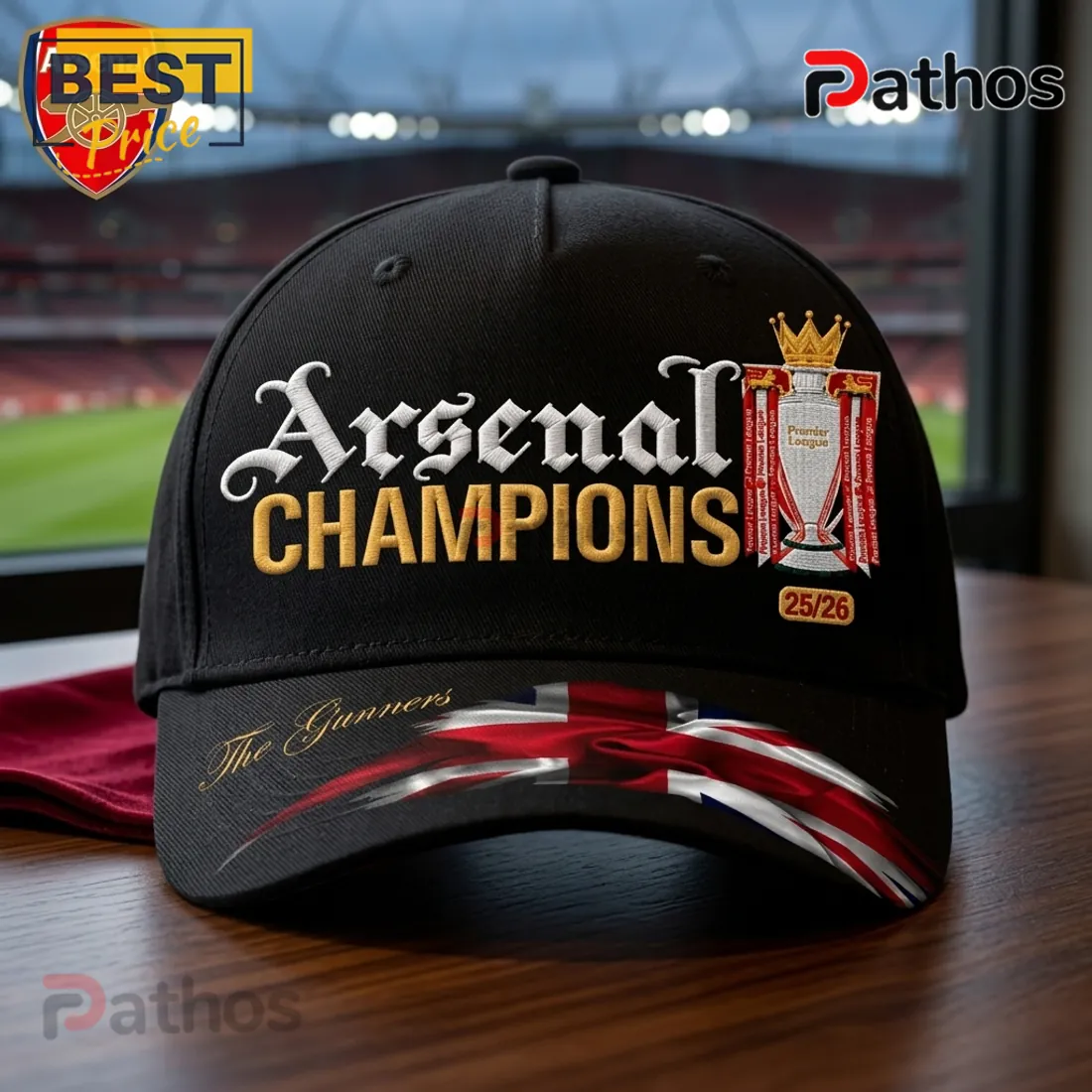Arsenal FC Premier League Champions 25/26 Baseball Cap Arsenal FC Premier League Champions 25/26 Baseball Cap