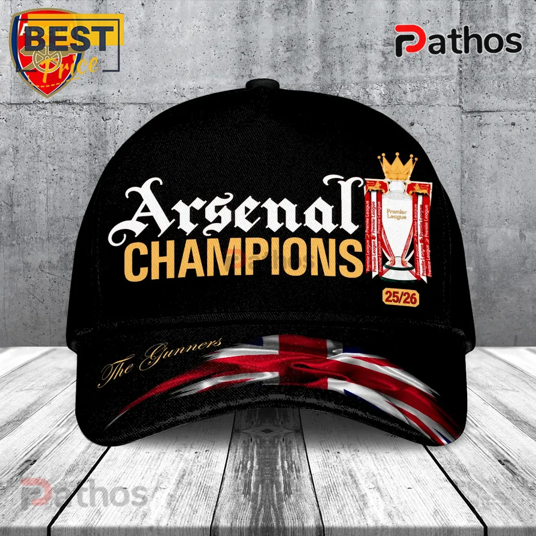 Arsenal FC Premier League Champions 25/26 Baseball Cap Arsenal FC Premier League Champions 25/26 Baseball Cap