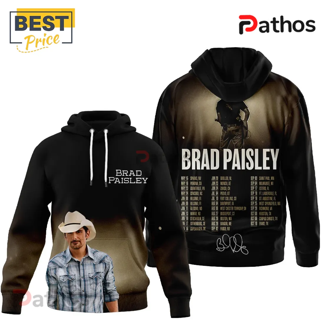 Brad Paisley Premium Country Music Tour Hoodie 2026 Brad Paisley Premium Country Music Tour Hoodie 2026