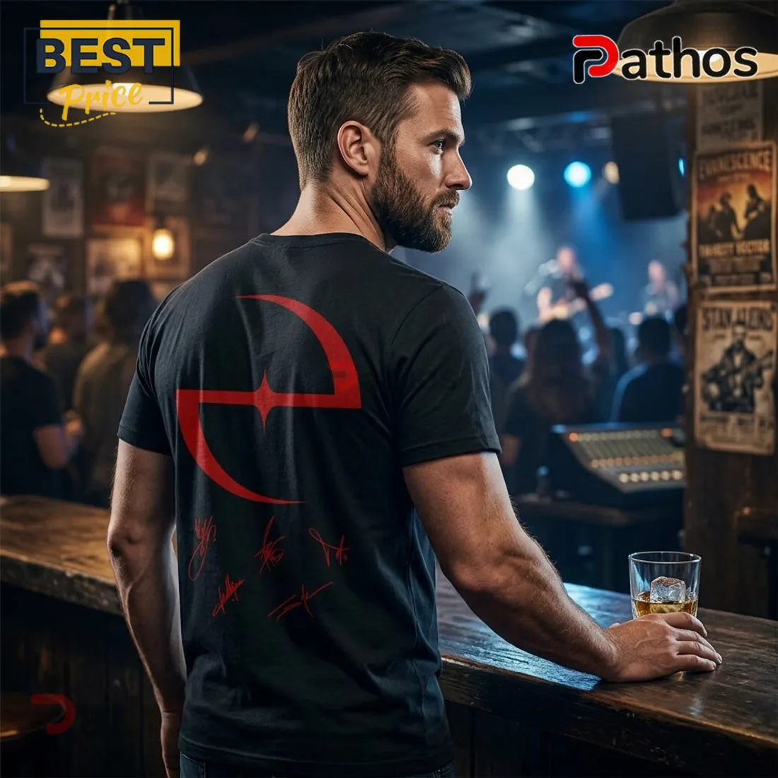 Evanescence 2026 World Tour Signature Black T-Shirt Evanescence 2026 World Tour Signature Black T-Shirt