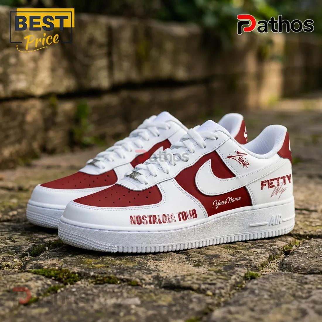 Fetty Wap Nostalgia Tour Custom Air Force 1 Sneakers Fetty Wap Nostalgia Tour Custom Air Force 1 Sneakers