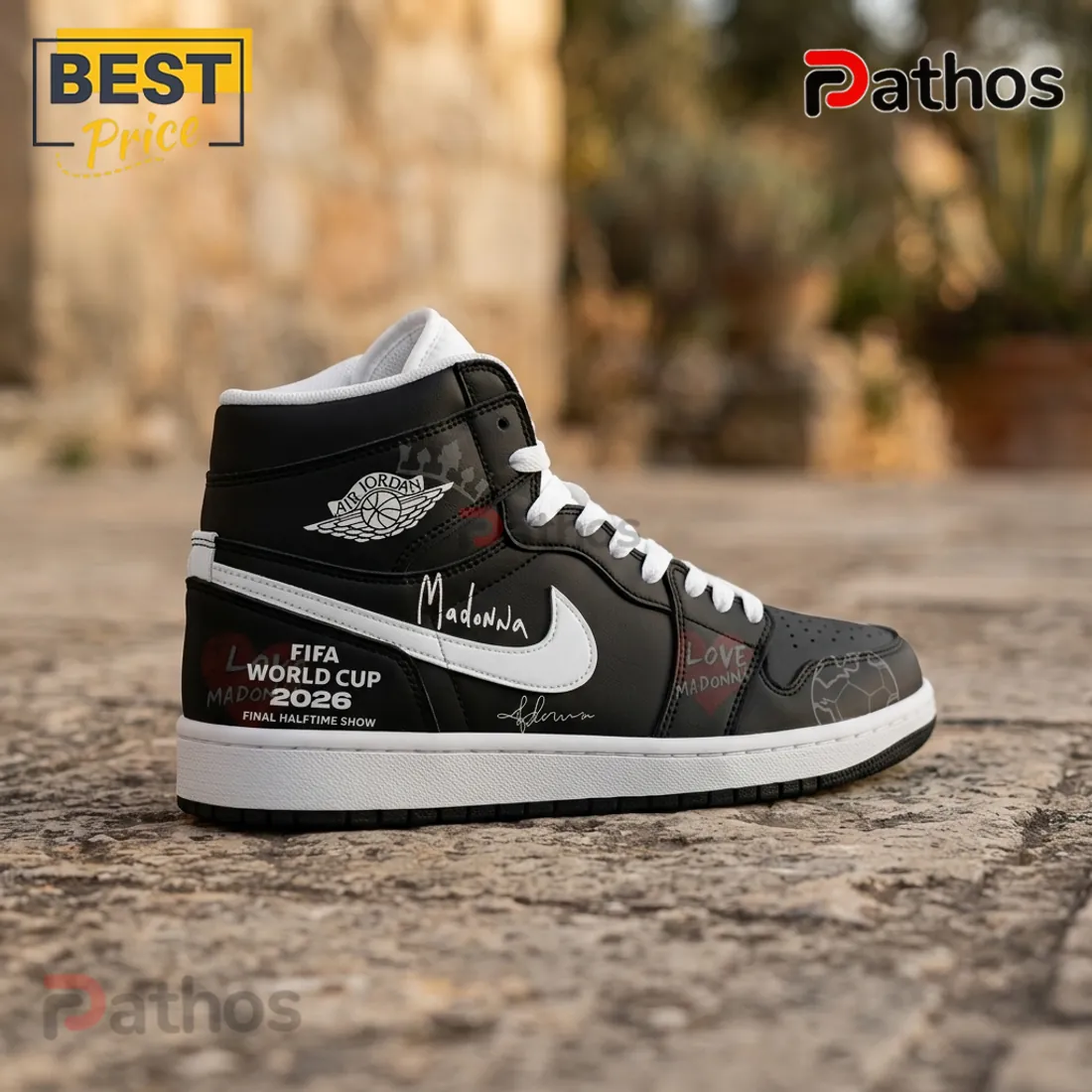 FIFA World Cup 2026 x Madonna Final Halftime Show Air Jordan 1 Sneakers FIFA World Cup 2026 x Madonna Final Halftime Show Air Jordan 1 Sneakers
