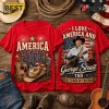 George Strait I Love America And George Strait Too 250 Years Of Freedom T-Shirt