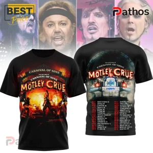 Motley Crue Carnival of Sins Tour Live Show Concert Shirt
