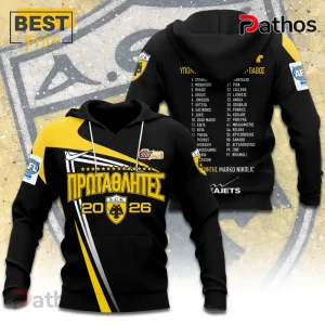 AEK FC Champions 2026 Pullover Hoodie