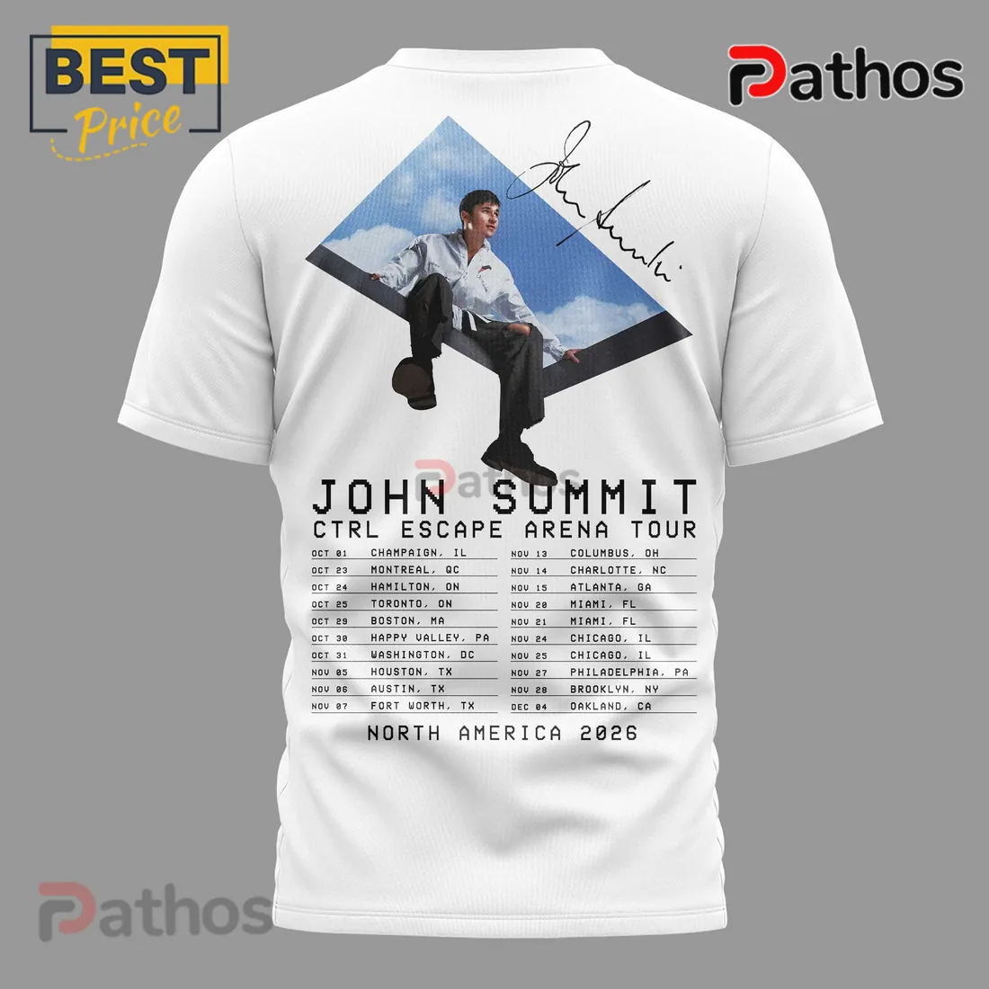 John Summit CTRL Escape Tour 2026 Limited Edition Shirt John Summit CTRL Escape Tour 2026 Limited Edition Shirt