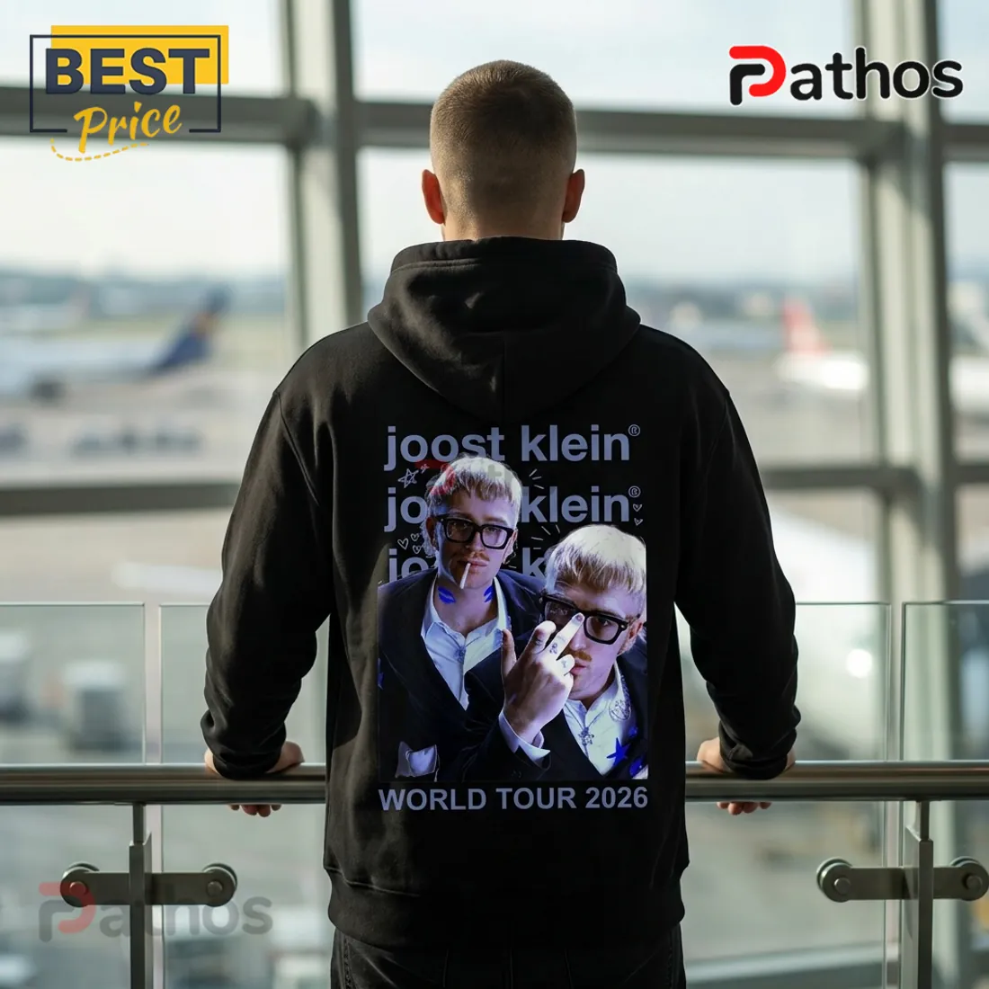 Joost Klein Midnight Echo World Tour 2026 Pullover Hoodie Joost Klein Midnight Echo World Tour 2026 Pullover Hoodie