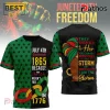 Juneteenth 1865 Freedom Because My Ancestors Weren’t Free T-Shirt