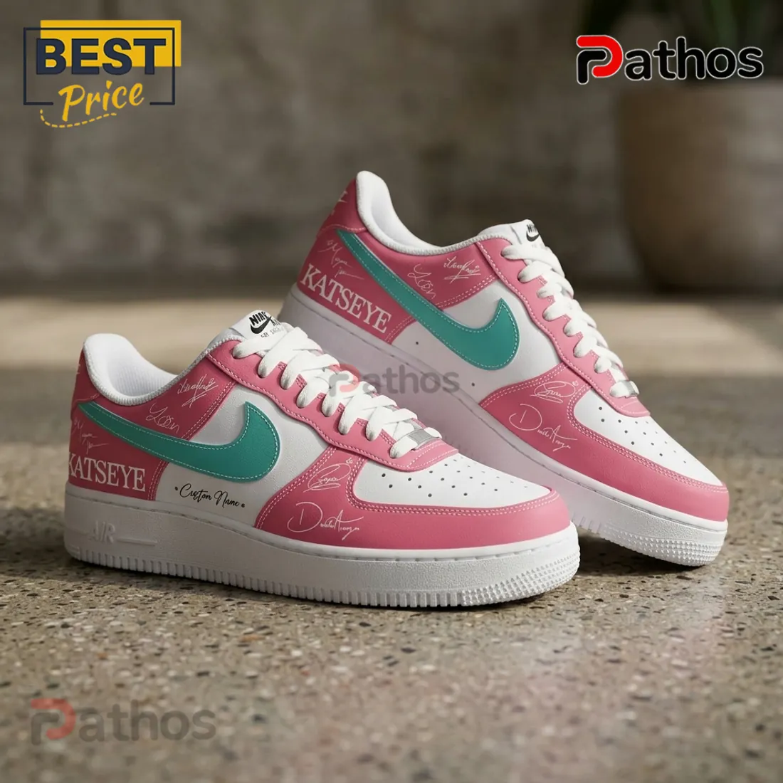 Katseye The Wildworld Tour 2026 Custom Name Air Force 1 Sneakers Katseye The Wildworld Tour 2026 Custom Name Air Force 1 Sneakers