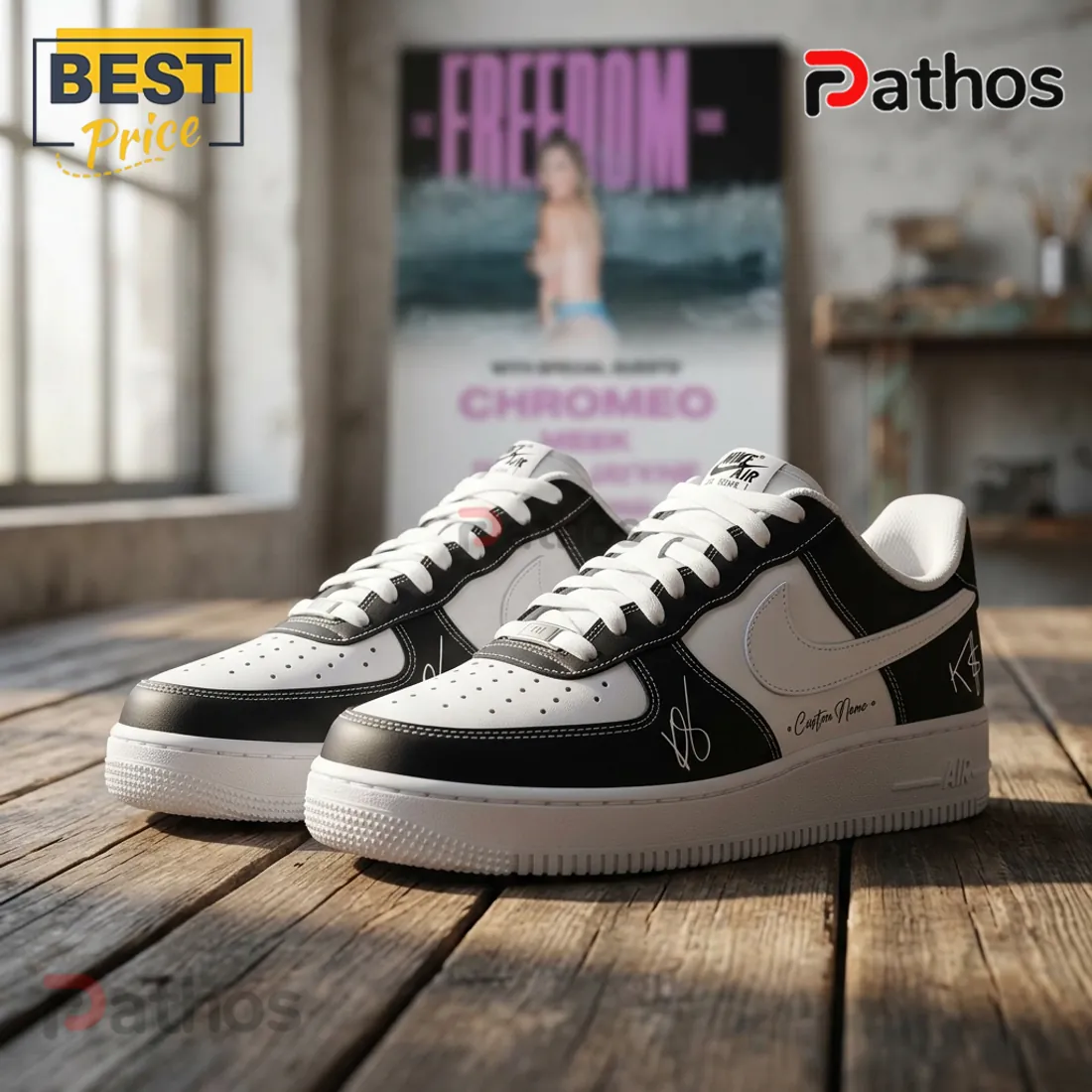 Kesha The Freedom Tour Custom Name Air Force 1 Shoes Kesha The Freedom Tour Custom Name Air Force 1 Shoes