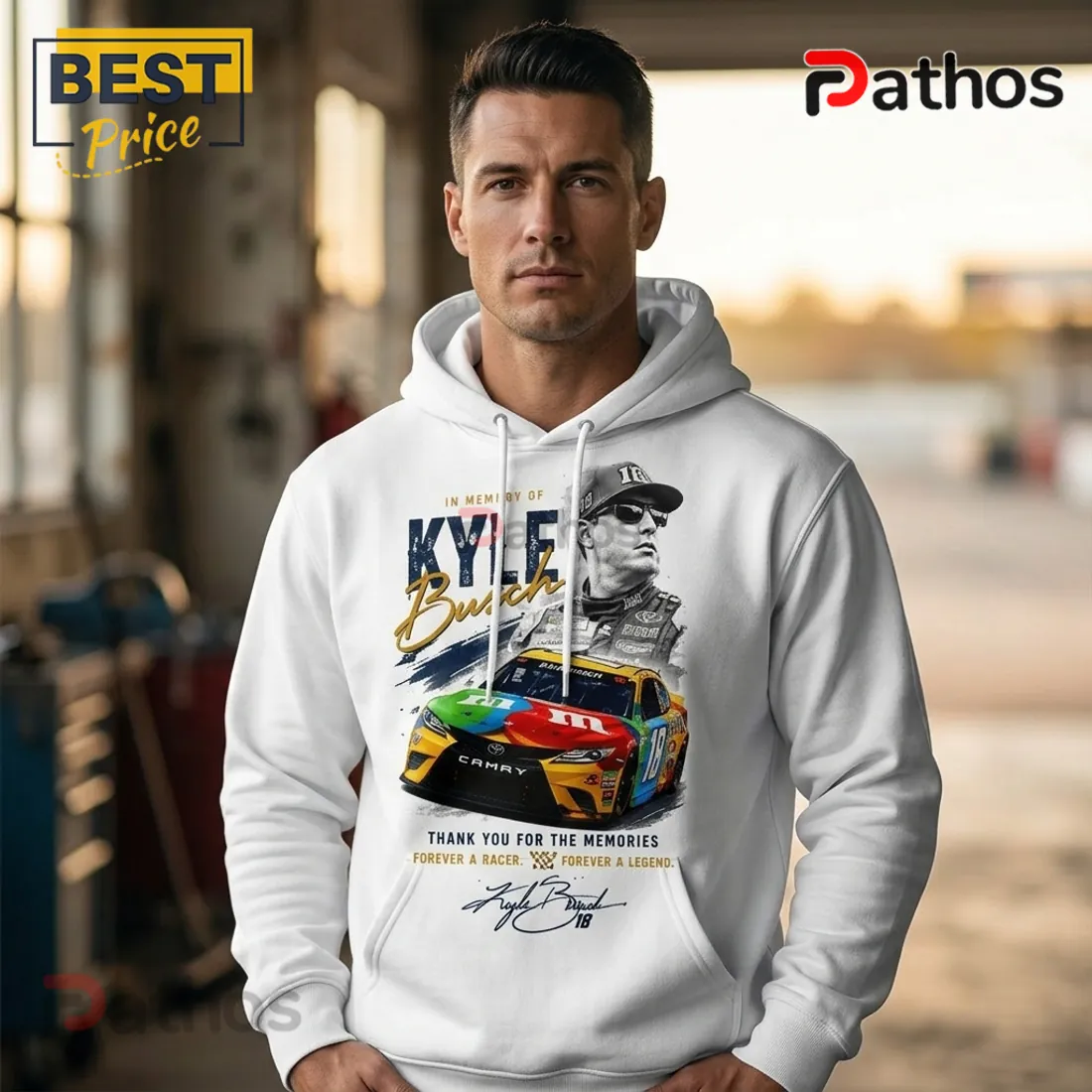 Kyle Busch 1985-2026 Memorial Thank You For The Memories Hoodie Kyle Busch 1985-2026 Memorial Thank You For The Memories Hoodie