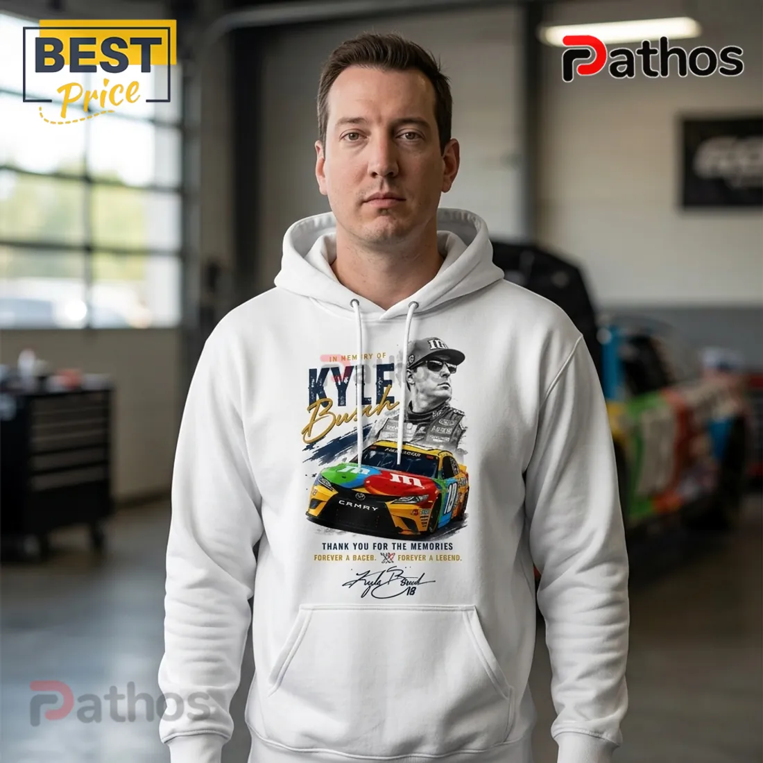 Kyle Busch 1985-2026 Memorial Thank You For The Memories Hoodie Kyle Busch 1985-2026 Memorial Thank You For The Memories Hoodie