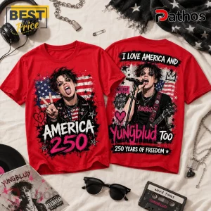 Premium Yungblud America 250 Years of Freedom T-Shirt