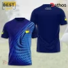 Masters Golf Tournament Blue Abstract Swirl Polo Shirt