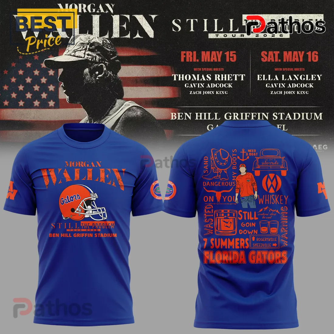 Morgan Wallen Still The Problem Tour 2026 Blue Hoodie Morgan Wallen Still The Problem Tour 2026 Blue Hoodie