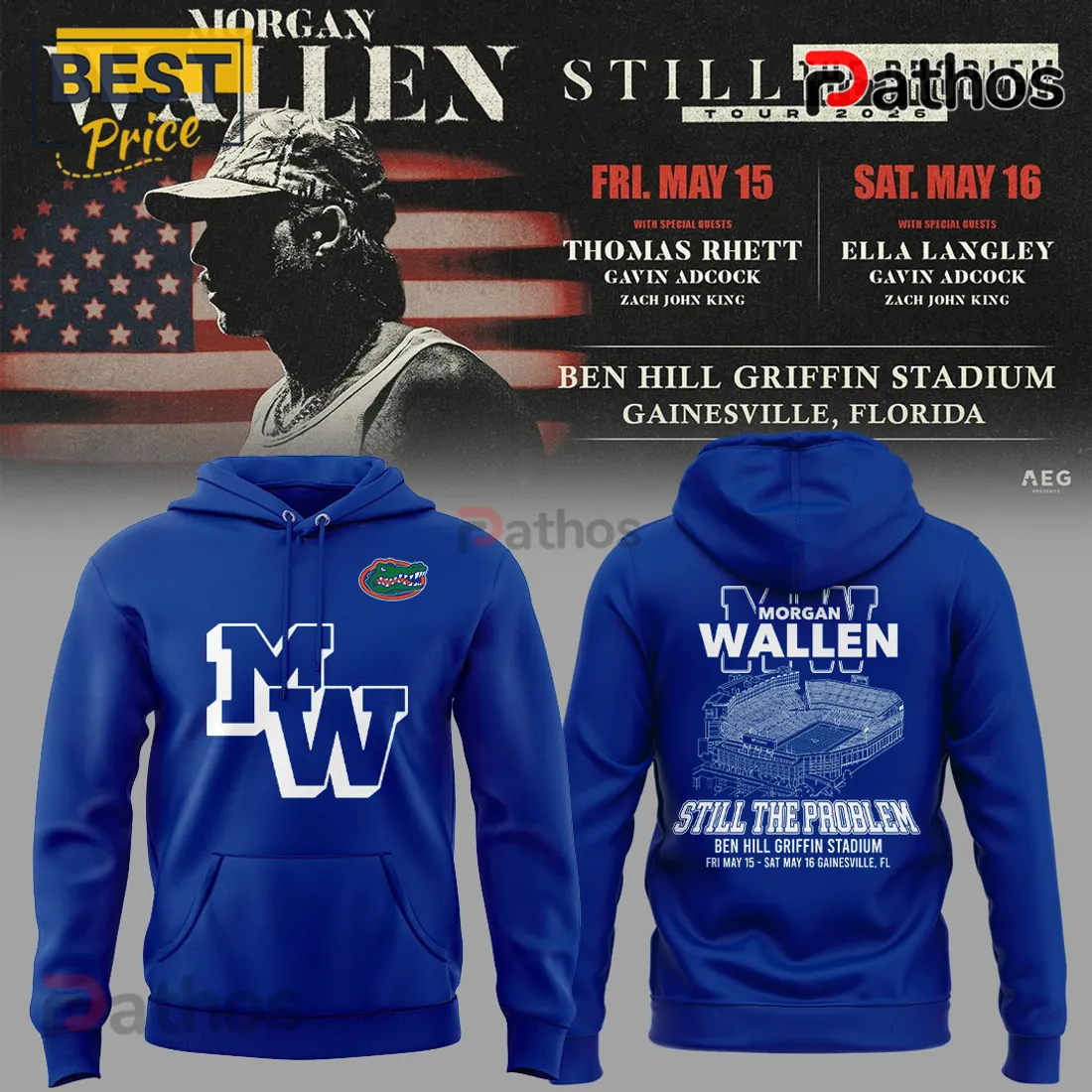 Morgan Wallen Still The Problem Tour 2026 Premium Hoodie Morgan Wallen Still The Problem Tour 2026 Premium Hoodie