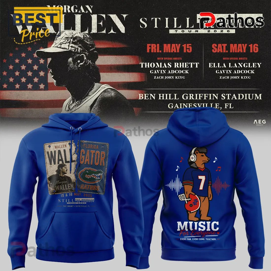 Morgan Wallen Still The Problem Tour Special Edition Hoodie Morgan Wallen Still The Problem Tour Special Edition Hoodie