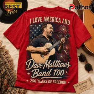 Dave Matthews Band America 250 Years Of Freedom Patriotic T-Shirt 2 Dave Matthews Band America 250 Years Of Freedom Patriotic T-Shirt