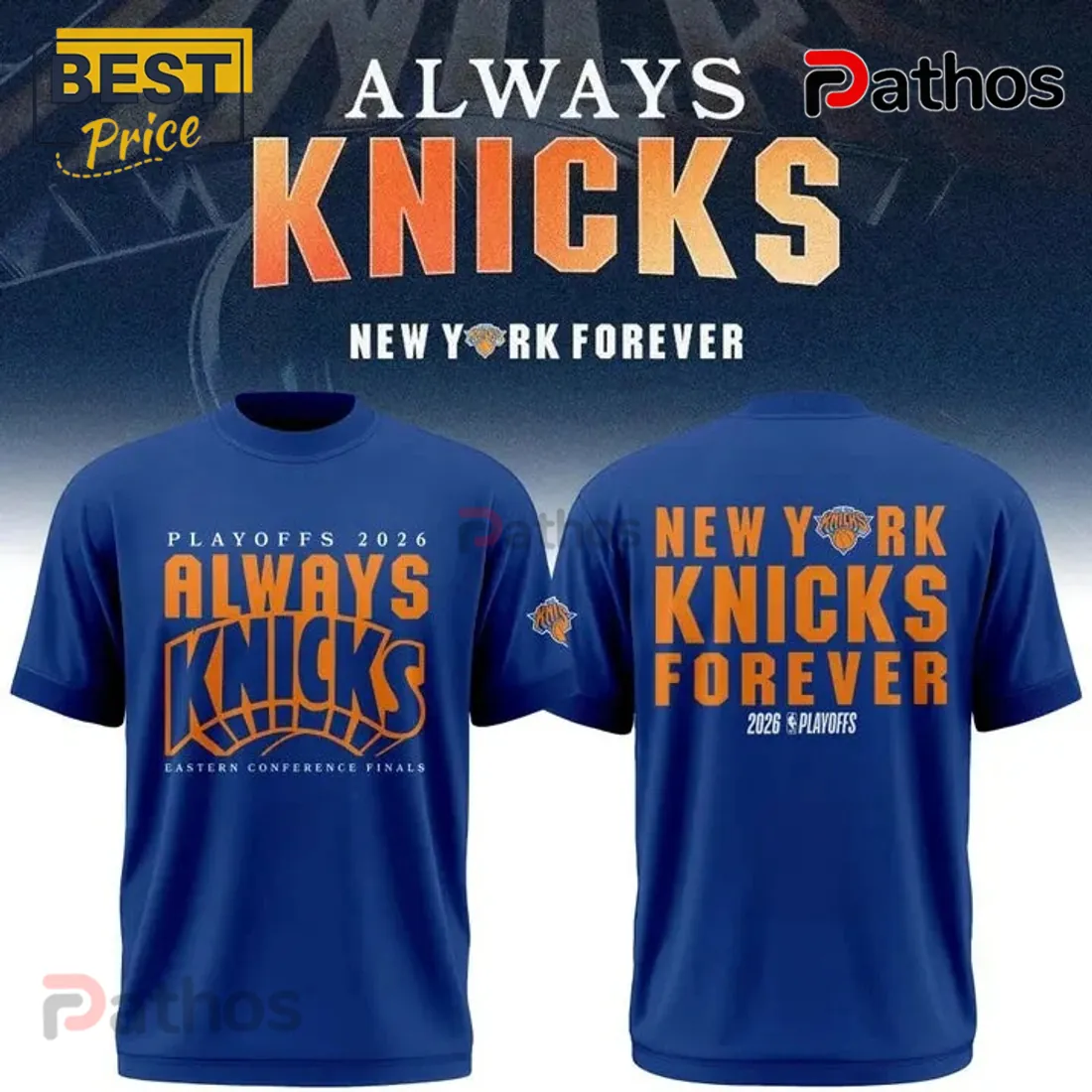 New York Knicks 2026 Playoffs Eastern Conference Finals Hoodie New York Knicks 2026 Playoffs Eastern Conference Finals Hoodie