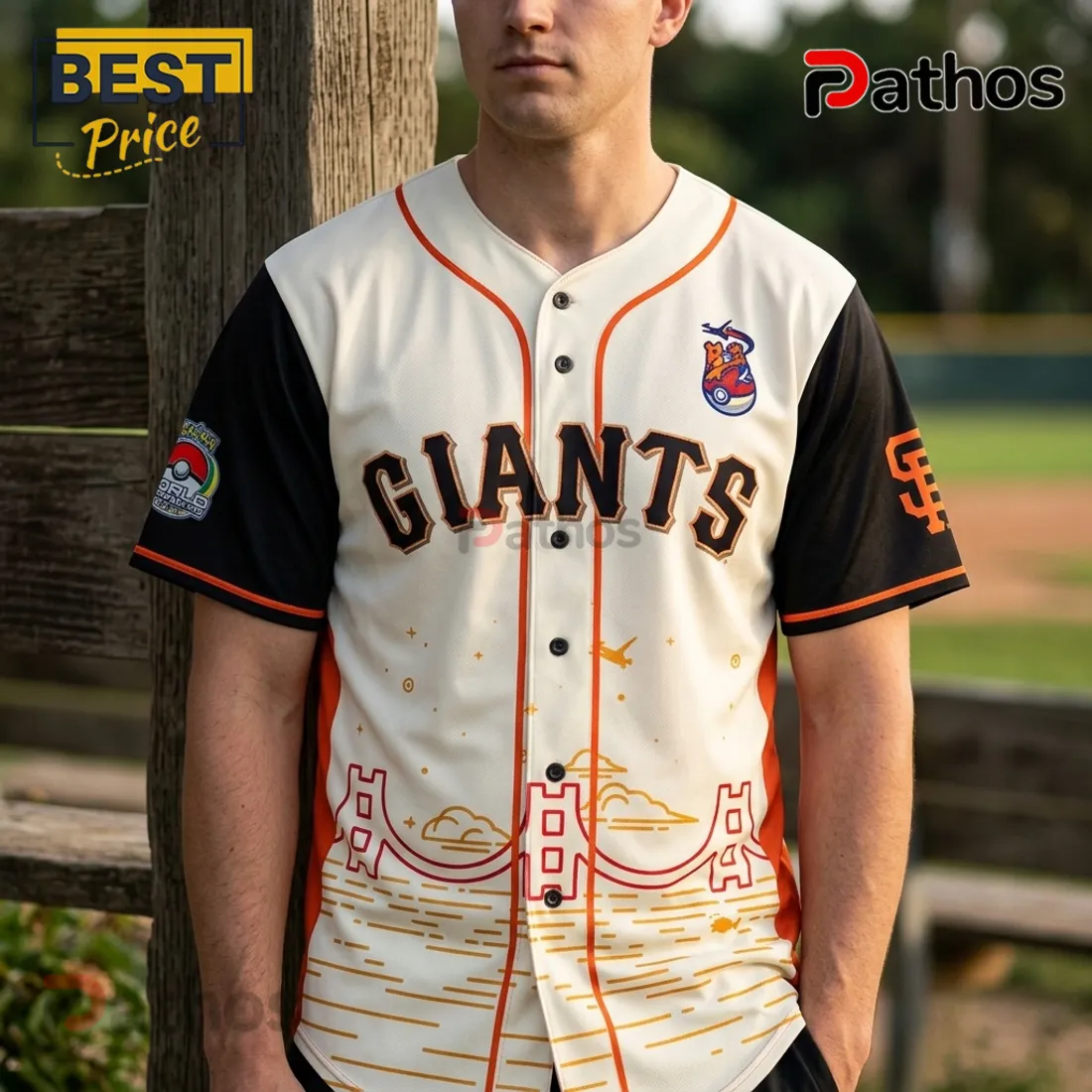 Pokemon x San Francisco Giants 2026 Worlds Night Baseball Jersey Pokemon x San Francisco Giants 2026 Worlds Night Baseball Jersey