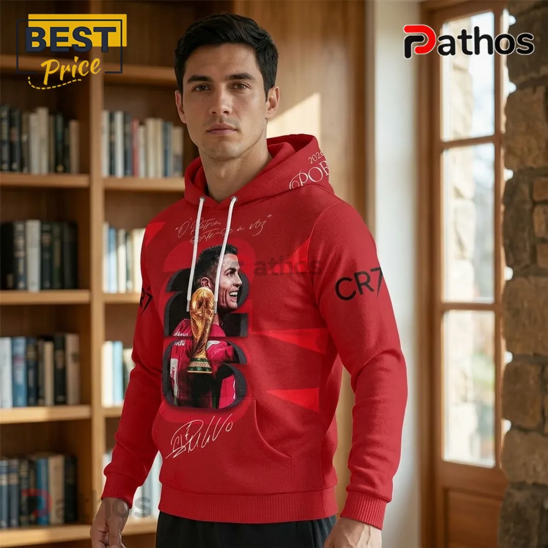 Portugal National Football Team CR7 World Cup 2026 Hoodie Portugal National Football Team CR7 World Cup 2026 Hoodie