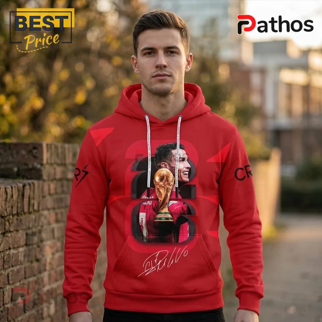Portugal National Football Team CR7 World Cup 2026 Hoodie Portugal National Football Team CR7 World Cup 2026 Hoodie