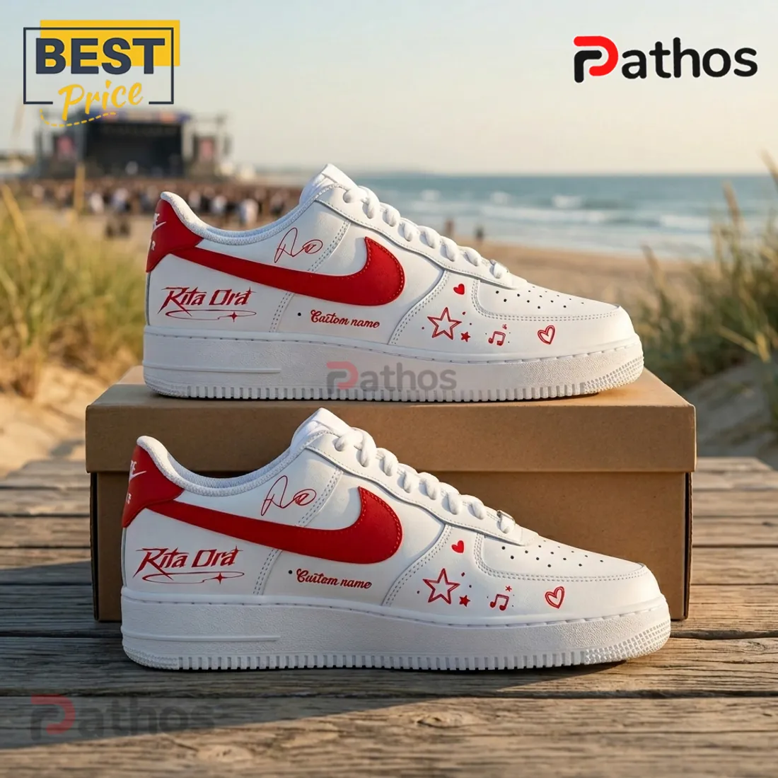 Rita Ora Summer Tour 2026 Custom Air Force 1 Shoes Rita Ora Summer Tour 2026 Custom Air Force 1 Shoes
