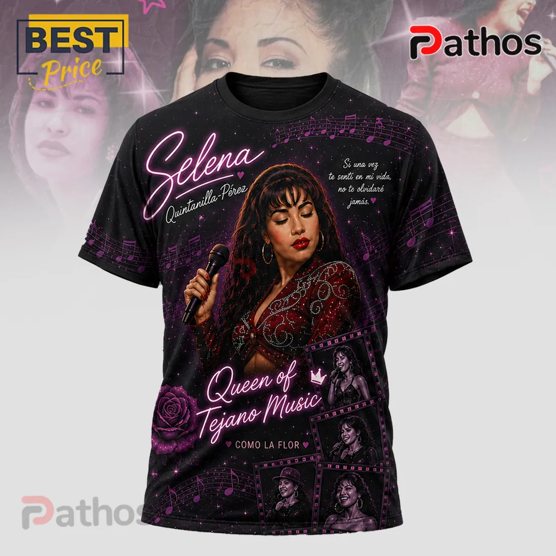 Selena Quintanilla Pérez Queen of Tejano Music Premium Shirt Selena Quintanilla Pérez Queen of Tejano Music Premium Shirt