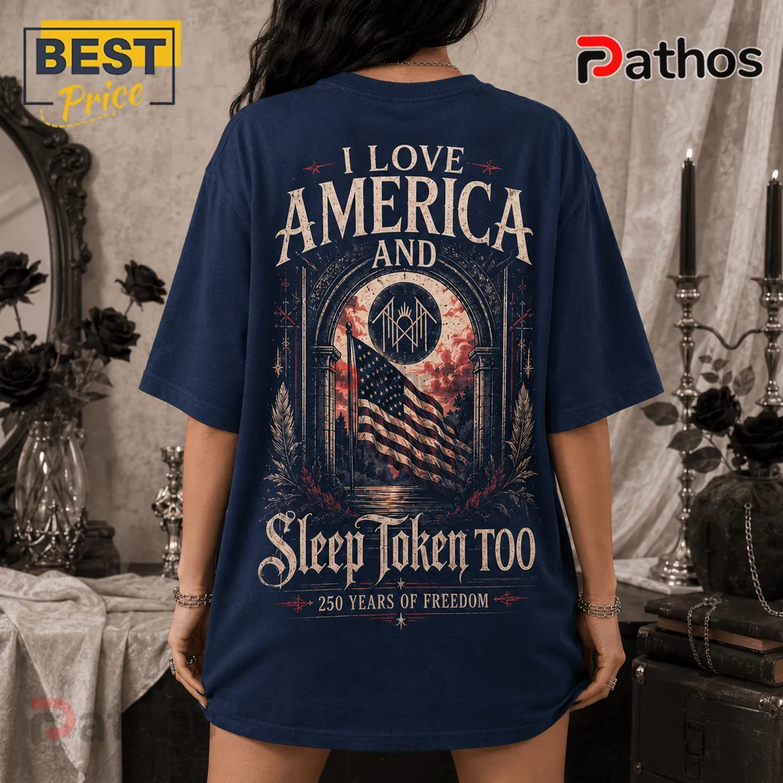 Sleep Token America 250 Years Of Freedom Patriotic Graphic T-Shirt Sleep Token America 250 Years Of Freedom Patriotic Graphic T-Shirt