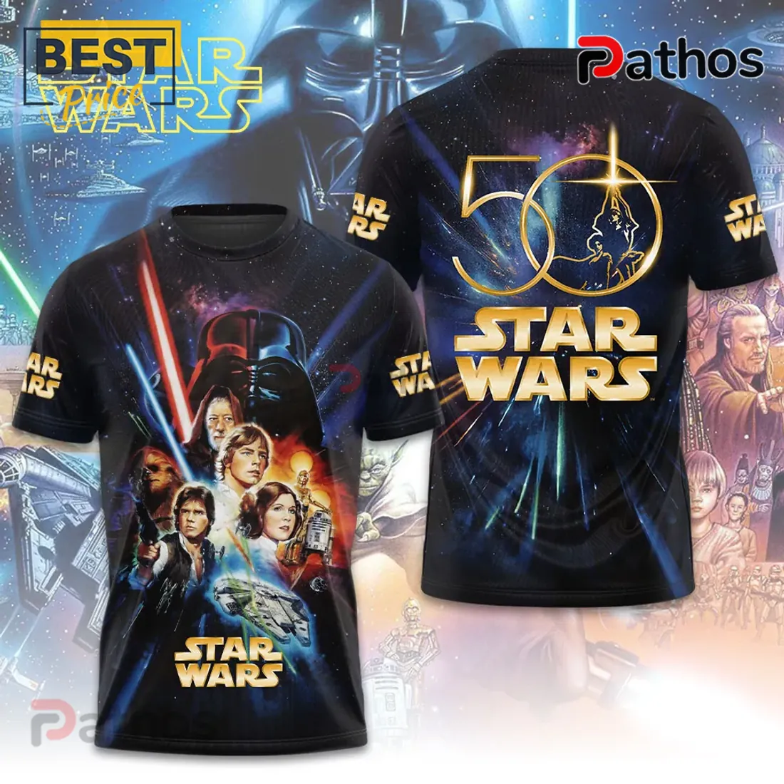 Star Wars 50th Anniversary Limited Edition Hoodie Star Wars 50th Anniversary Limited Edition Hoodie