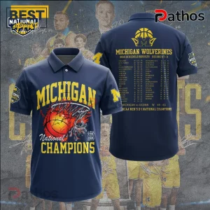 svn507Yl michigan wolverines 2026 ncaa mens basketball national champions t shirt 02 close up detail