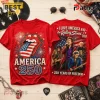 The Rolling Stones America 250 Years Of Freedom Patriotic Red T-Shirt