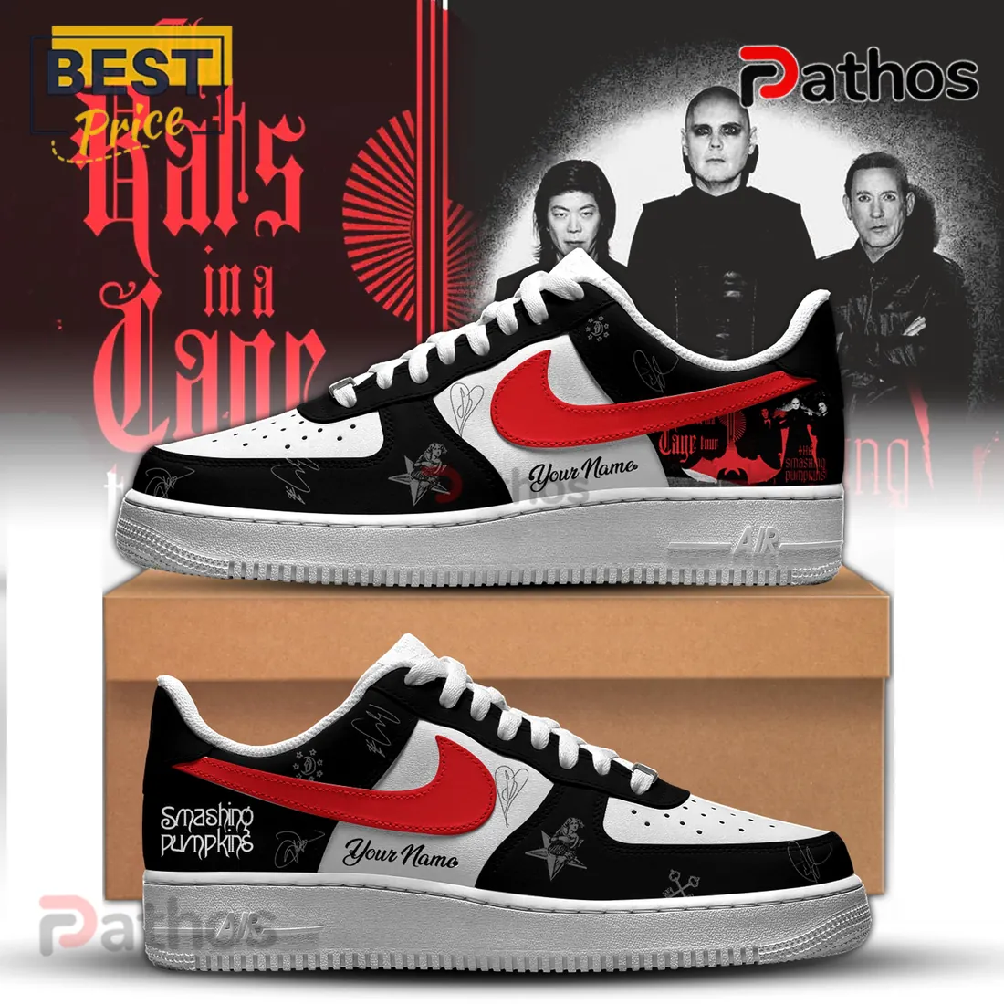 The Smashing Pumpkins Rats In A Cage Tour 2026 Limited Edition Air Force 1 The Smashing Pumpkins Rats In A Cage Tour 2026 Limited Edition Air Force 1