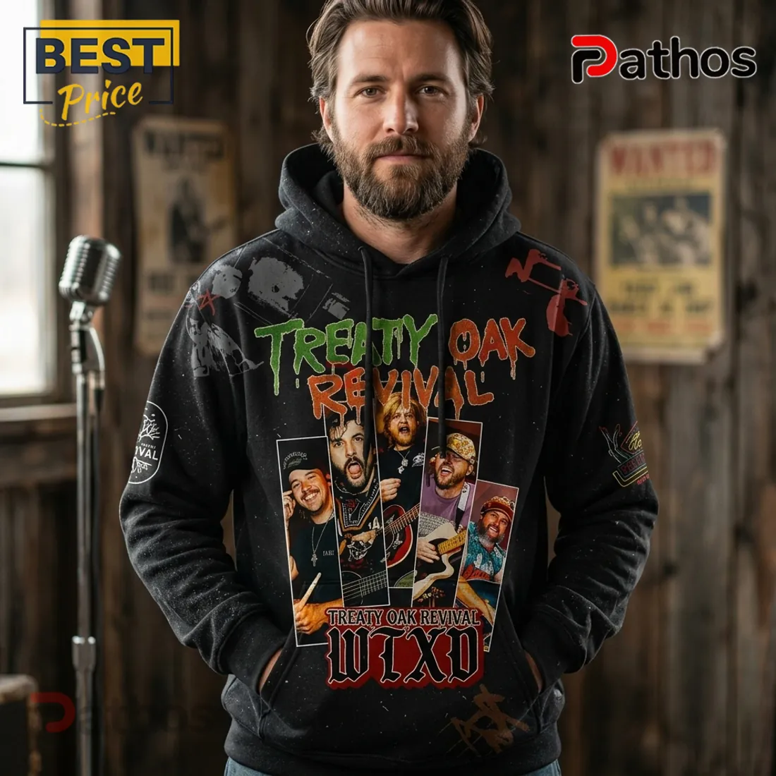 Treaty Oak Revival West Texas Degenerate Tour Band Hoodie Treaty Oak Revival West Texas Degenerate Tour Band Hoodie