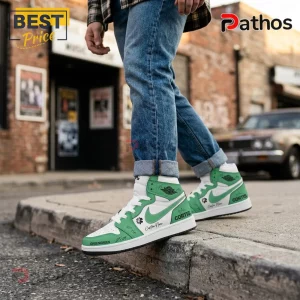 vT3Pkkxy cortis greengreen 2nd ep limited edition green high top sneakers 02 durable fabric