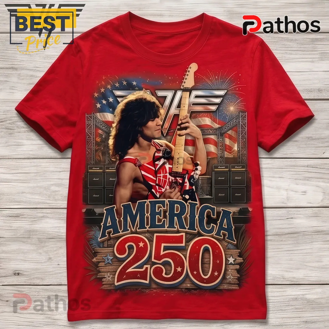 Van Halen America 250 Years of Freedom Patriotic Premium Shirt Van Halen America 250 Years of Freedom Patriotic Premium Shirt