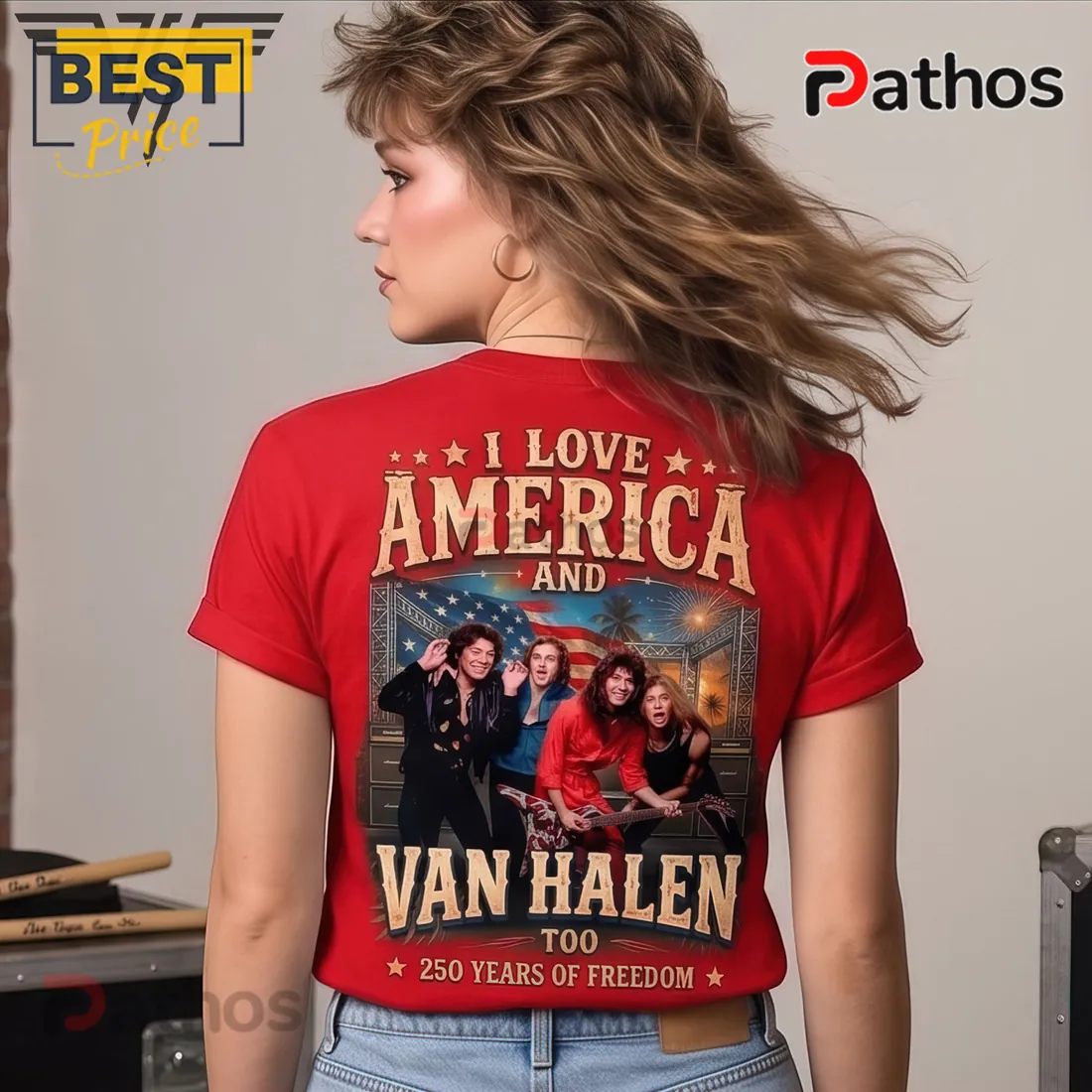 Van Halen America 250 Years of Freedom Patriotic Premium Shirt Van Halen America 250 Years of Freedom Patriotic Premium Shirt