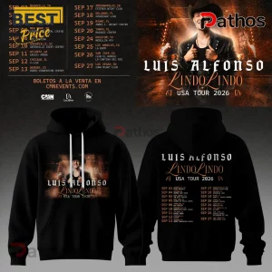 Luis Alfonso Lindo Lindo USA Tour 2026 Concert Hoodie