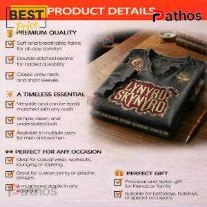 xlejetUQ lynyrd skynyrd rock band distressed t shirt 05 trendy fashion