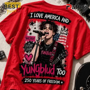Premium Yungblud America 250 Years of Freedom T-Shirt