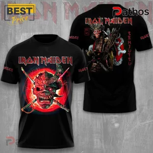 Iron Maiden Senjutsu Album Art Vivid 3D Graphic Band T-Shirt