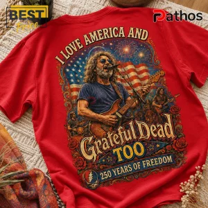 Grateful Dead America 250 Years Of Freedom Jerry Garcia T-Shirt